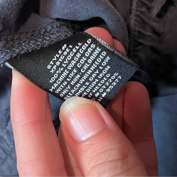 Anthropologie Sanctuary Solid Blue Tencel Jogger Pants Size XS - Picture 6 of 7